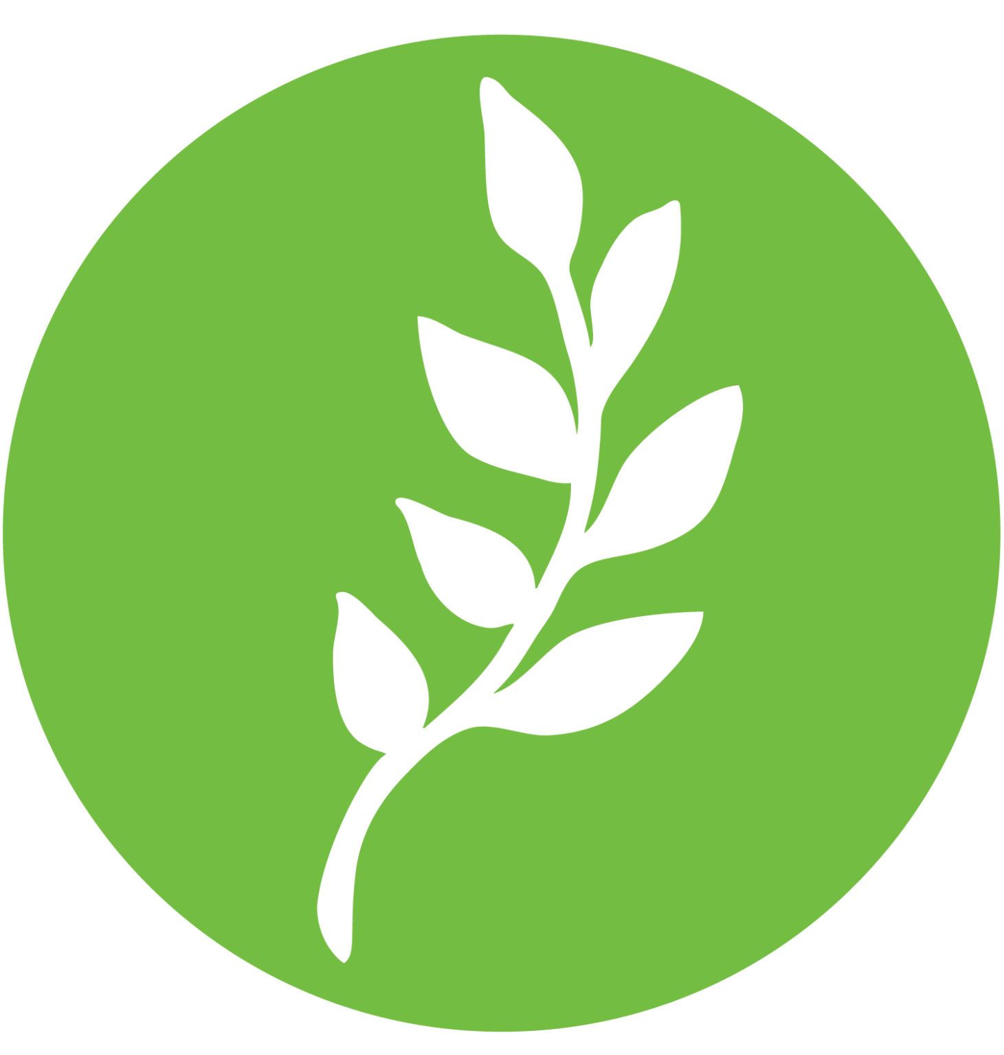 Laurel Ridge Logo Leaf Only Circle Green Laurel Ridge Small